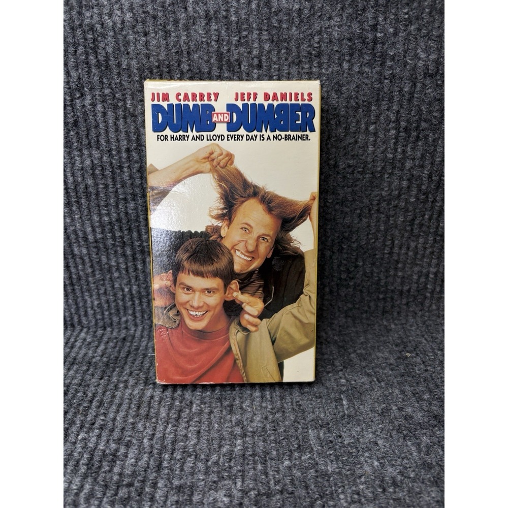 Dumb and Dumber (VHS, 1995) Jim Carrey Jeff Daniels Comedy, Buddies, Adventure